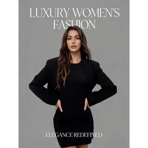 Black wedding dress, elegant party dress, luxurious and grand cocktail dress