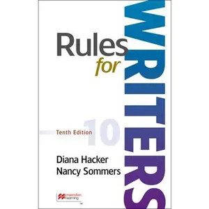 Rules for Writers -- Diana Hacker, Spiral Bound, Comb or Coil