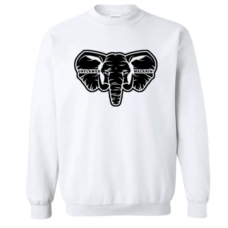 Unflawed Melanin Signature Logo Unisex Hoodie - Premium Heavyweight Pullover