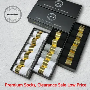 Scentbless Anti-Odour Socks Unisex | Bacteria Inhibiting Warm Comfy Socks for Fall Winter, Solid Color Casual Socks Sizes 6-12, Sale Bargain Price