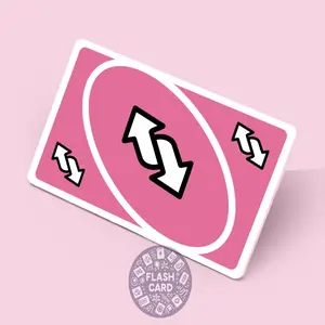 Reverse Custom Printed PVC Playing Card Fun Gag Gift Wallet Card