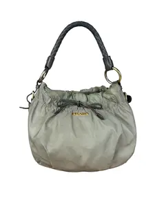 Pre-owned nylon Shoulder Bags Prada Vintage Cinch Woven Handbag