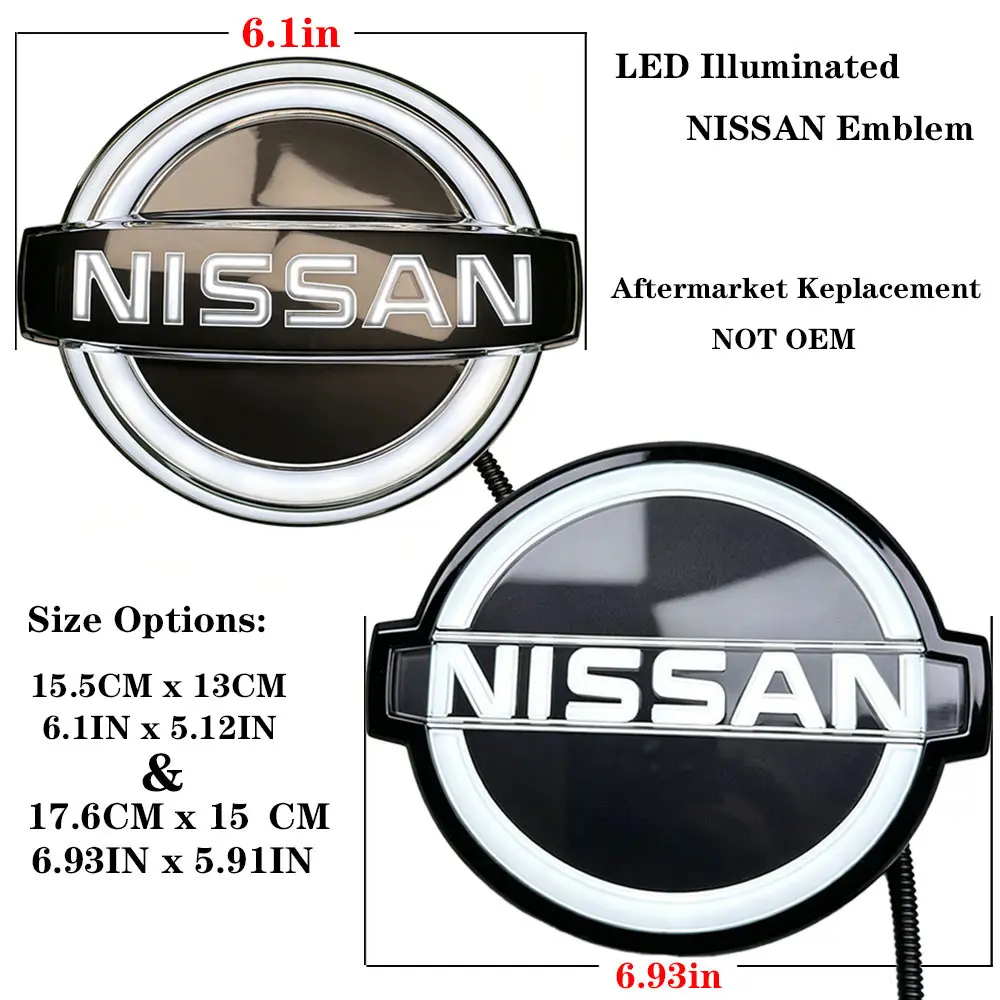 Dynamic LED Light Grille Logo Badge for Vehicles | Plug-and-Play Glow Emblem LED Light-Up Emblem / Illuminated Badge / Plug-and-Play / Waterproof / Grille Logo /car modification