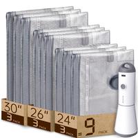 Rechargeable Pump(Gray)+ 9 Bags