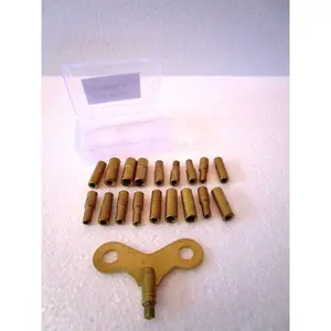 Clock Winding Key - 18 Brass Even & Odd Winding Keys for Antique and Grandfather Clocks (5020)