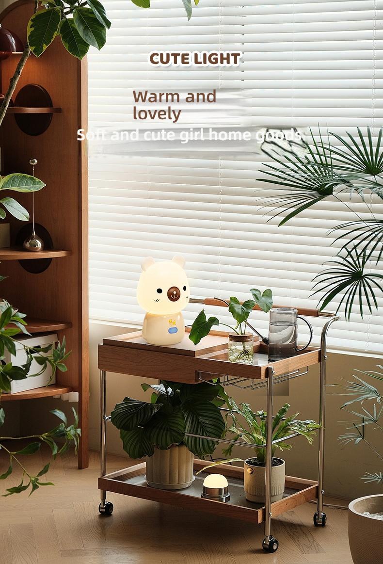 Cute Bluetooth Night Light with App Control - Stepless Dimming, Timer, Colorful Light, Bluetooth Music, Ideal for Sleep & Gift Giving, Perfect for Kids and Bedrooms