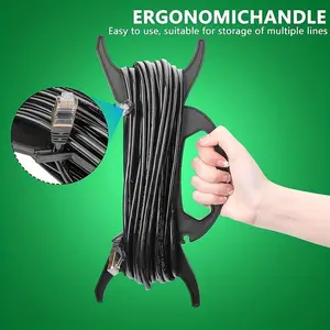 String Light Storage Holder, Large Light Strings Storage Bracket, Holiday Decorative Light Cord Coiling Organizer Clip, Home Organization and Storage Supplies