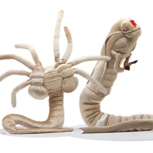 Chestburster Alien Plush Toy – Sci-Fi Xenomorph Stuffed Doll Inspired by Alien vs. Predator Series, Soft Collectible Monster Plush for Fans and Horror Enthusiasts