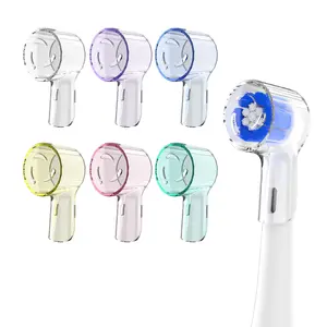 3/6PCS Toothbrush Dustproof Covers Caps Compatible for Braun.Oral B Replacement Heads & IO Series Electric Toothbrush Head Protector