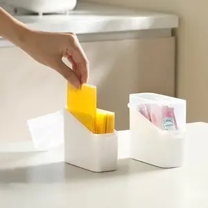 Plastic Container Flip Lid Food Storage Box, Ideal for Butter, Cheese, Cheeseslices, Refrigerator Organizer, Small Items Keeper