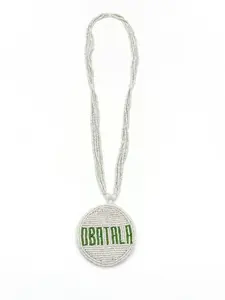Obatala Ileke (Necklace) with Name Pendant