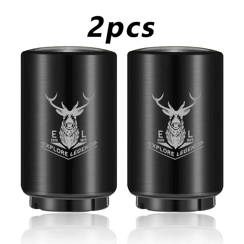 2pcs Automatic Beer Bottle Opener with Magnetic Cap Stainless Steel One-Handed Lid Opening Spring Loaded Push&Pop boujee kitchen gadgets for Kitchen Home Bar Restaurant Household Utensils Beer Accessories Gift Elk Modern