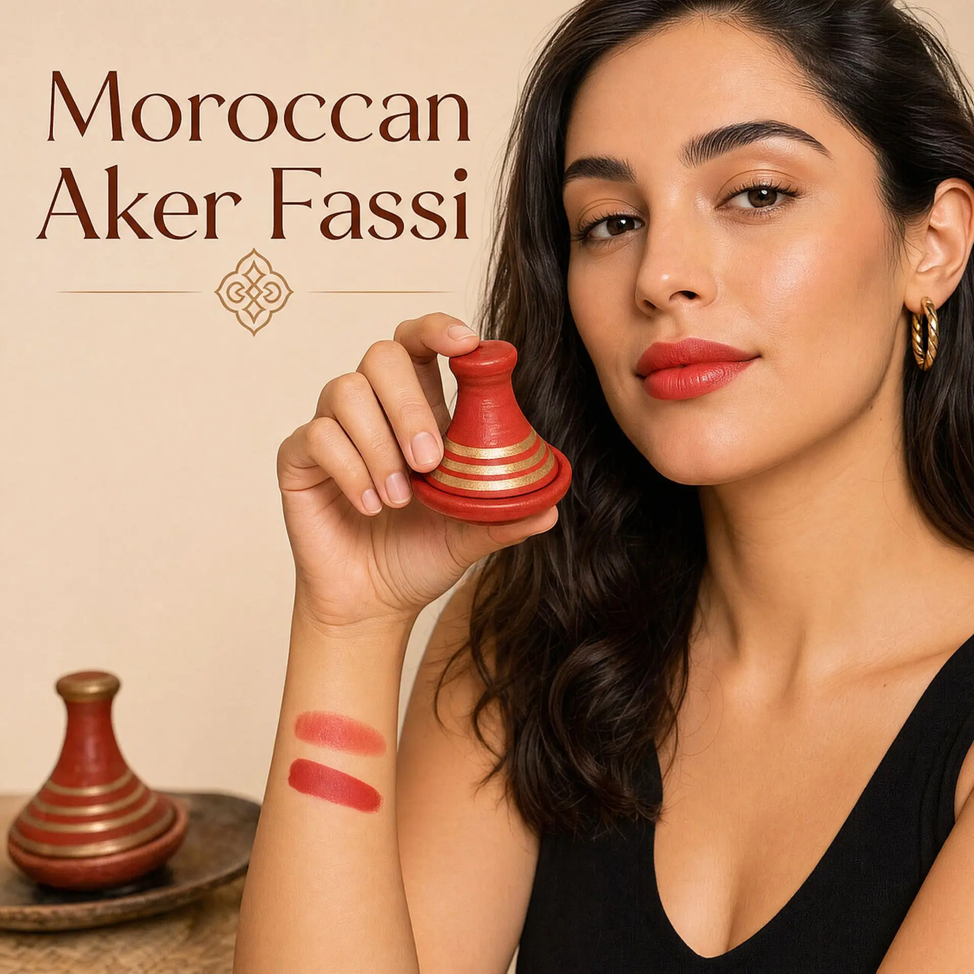 Moroccan Aker Fassi artesanal lip tint