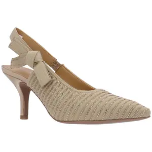 J. Renee' Rhinestone Pump - Adilene Fabric