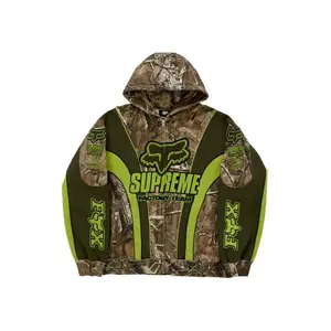 Supreme Men's Fox Racing Zip Up Hooded Sweatshirt Realtree Hardwoods Camo, from StockX