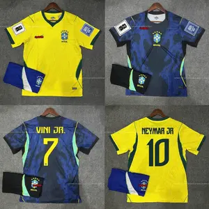 Brazil Inspired Soccer Jersey Set WC 2026, Premium Football Kit, Breathable Polyester Shirt & Shorts, Pro Match Style Uniform