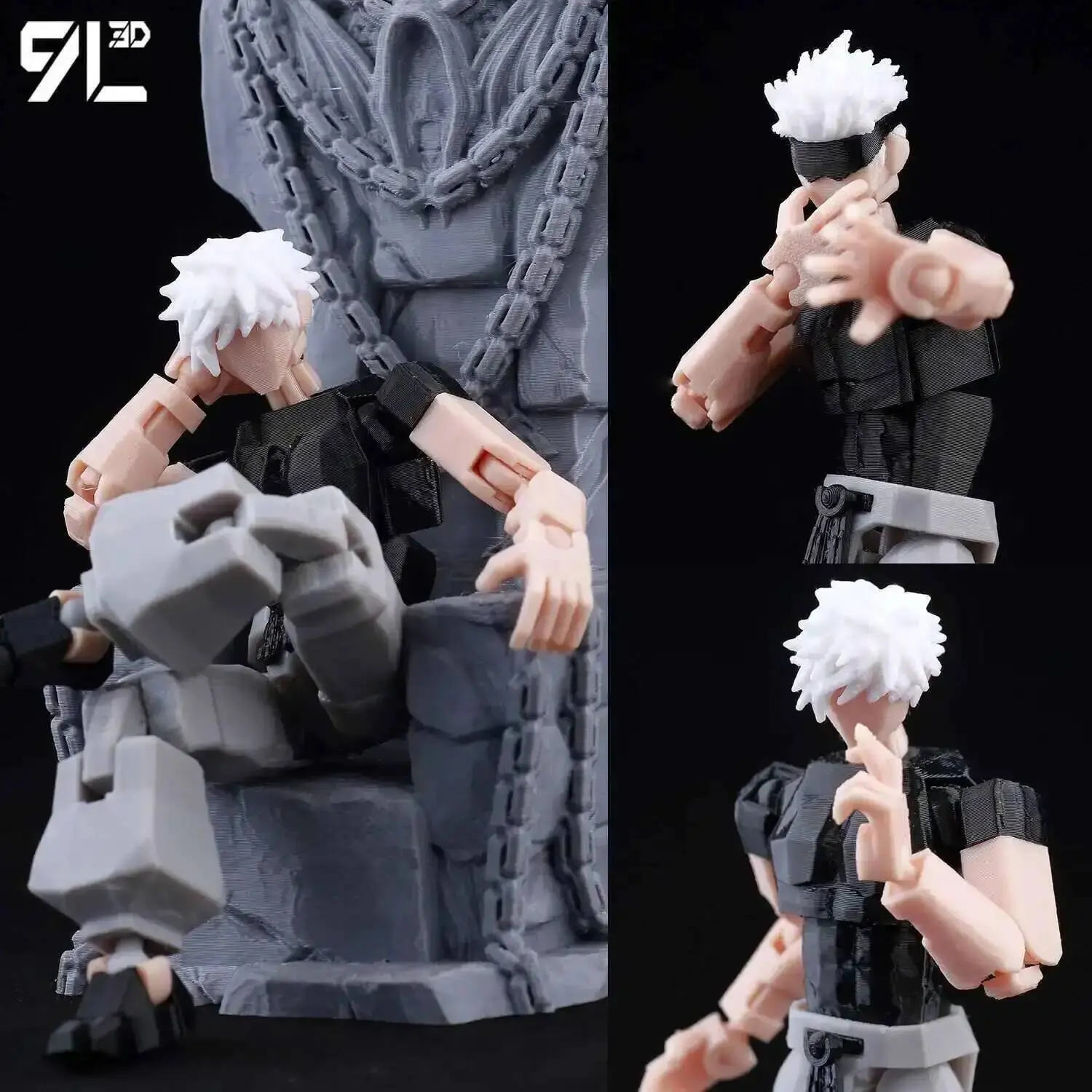 9L3D Printed Anime Jujutsu Kaisen Sukuna Yuji Yuta Satoru Gojo Lucky Dummy 13 Movable Shapeshift Action Figures Mannequin Toys 9L3D Printed Anime Jujutsu Kaisen Sukuna Yuji Yuta Satoru Gojo Lucky Dummy 13 Movable Shapeshift Action Figures Mannequin Toys