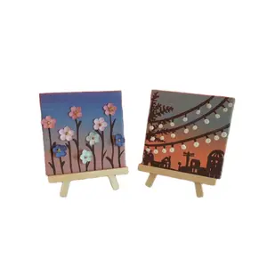Mini Canvases on Easels (2)