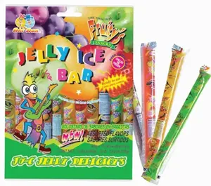 Din Don Fruitys Ju-C Fruit Jelly Ice Bar Sticks - Sweet Fruity Jelly in Easy-to-Eat Sticks for Refreshing Dessert Treats - Versatile & Unique Fruity Flavor Experience