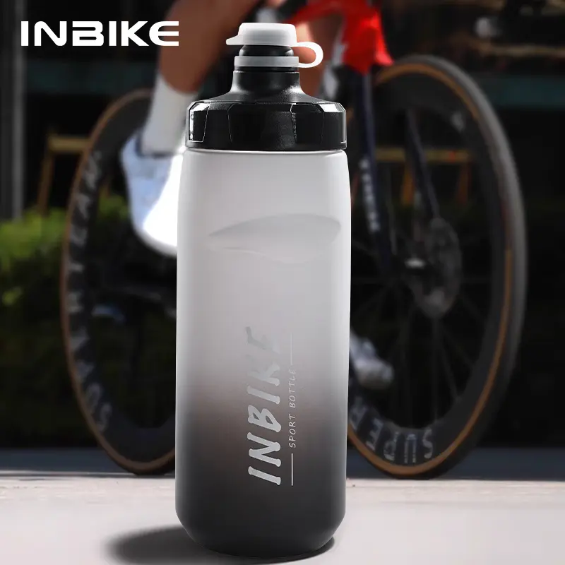 INBIKE Cycling Water Bottle, 20oz BPA-Free Polypropylene Squeeze Bottle with Leak-Proof Design for MTB/Road Bike & Outdoor Sports, Effortless Squeeze