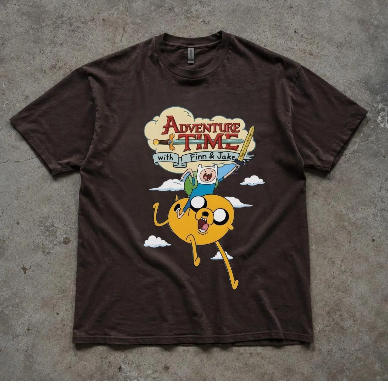 Dark Chocolate Adventure Time Finn and Jake t-shirt