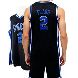 Men's #2 Flagg classic University V-neck Basketball Jersey Sewing embroidery Mesh Ventilation Sports Top S-XXL High Quality Trendy Festival Gift daily training suit match day Fan related clothing
