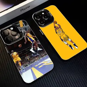 Kobe Bryant Basketball Phone Case For iPhone 17 Air 16 15 14 13 12 11 Pro Max Plus Black Matte Shockproof Cover