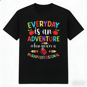 Fashion Tshirt Para Educator tee for Paraprofessional Para - Paraprofessional T-Shirt