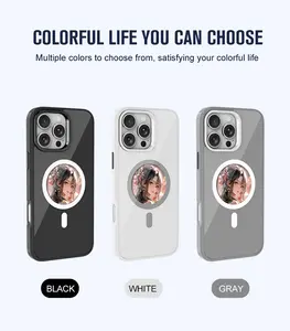 DIY Smart E-Ink HD Phone Case with MagSafe NFC & Screen Projection for iPhone13 14 iPhone15 iPhone16 Pro Max Series iphone 16 pro max cases Shockproof Protective Casing White Black Smartphone Cover phone case  Magnetic Protection cell phone Protector