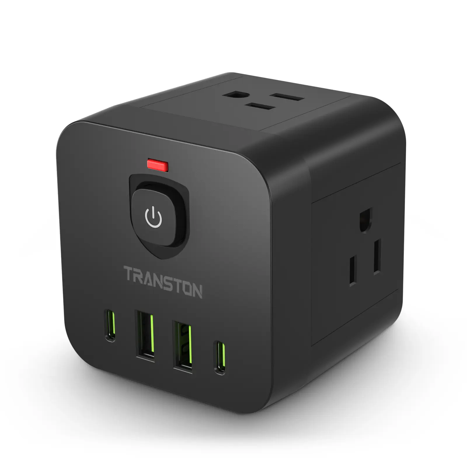 【TRANSTON】 8 in 1 Power Extend Plug with Global Voltage Adaptor and Switch Control for Efficient Home Use