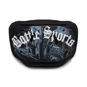Chrome Skulls Football Back Plate