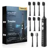 7MAGIC Rechargeable Waterproof Sonic Electric Toothbrush for Adults - Personal Care Gadgets, 42000 VPM, 180-Day Runtime, 5 Modes, 3 Intensities, 2000mAh, Timer, 7+1 Replacement Heads, Business Trips Travel Tool, Bright Smile Support