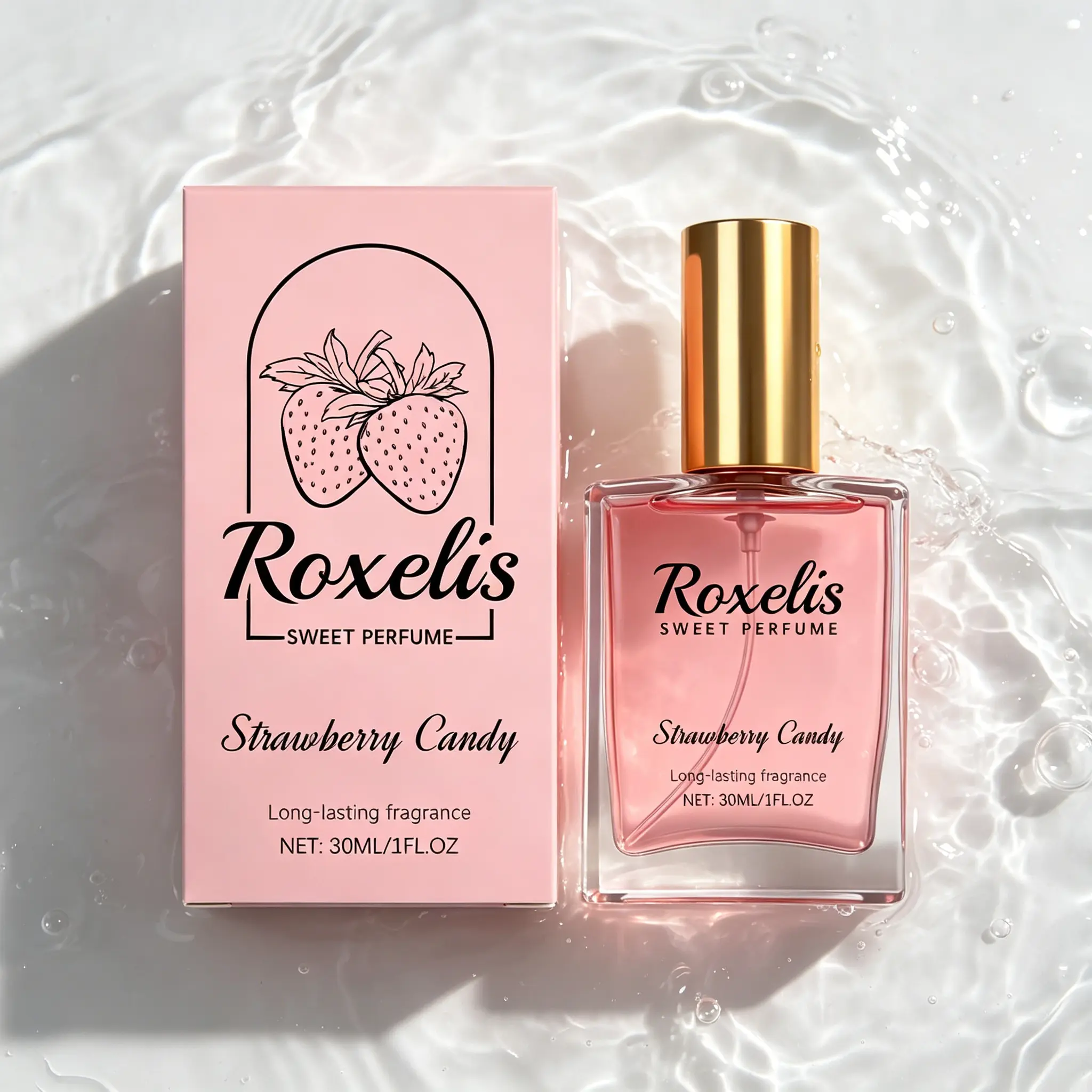 Sweet Perfume 30ml – Strawberry Candy Scent – Long-Lasting Fragrance – Sweet, Fruity & Floral Eau de Parfum – Perfect for Daily Wear, Date Night & Party – For Women – Signature Sweet Scent