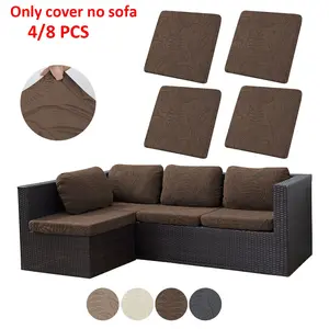 4-Piece/8-Piece All-Season Sofa Covers, Elastic Jacquard Fabric, Detachable and Washable, Pet-Friendly Couch Protectors for Outdoor Use