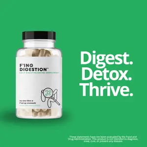 F'ing Digestion - Daily Digestive Enzyme + Probiotic Supplement Healthcare Fitness