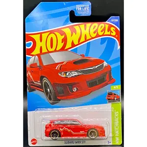 Subaru WRX STI Red J-Imports Hot Wheels Collectible