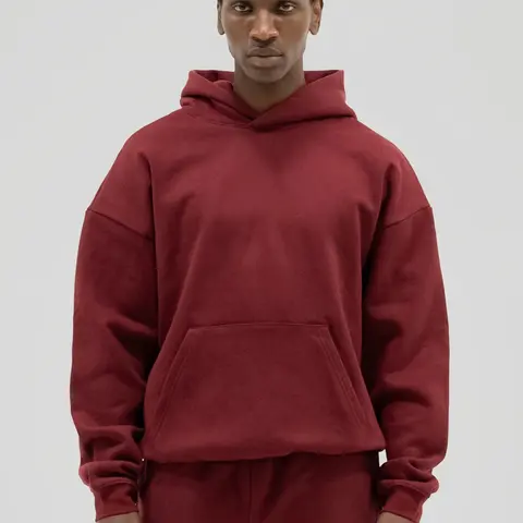 600 GSM 'Cabernet' Core Hoodie
