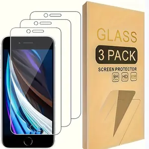 Screen Protector for iPhone 7/8/SE 3/2 (2022/2020 Edition), Tempered Glass Film, 3-Pack