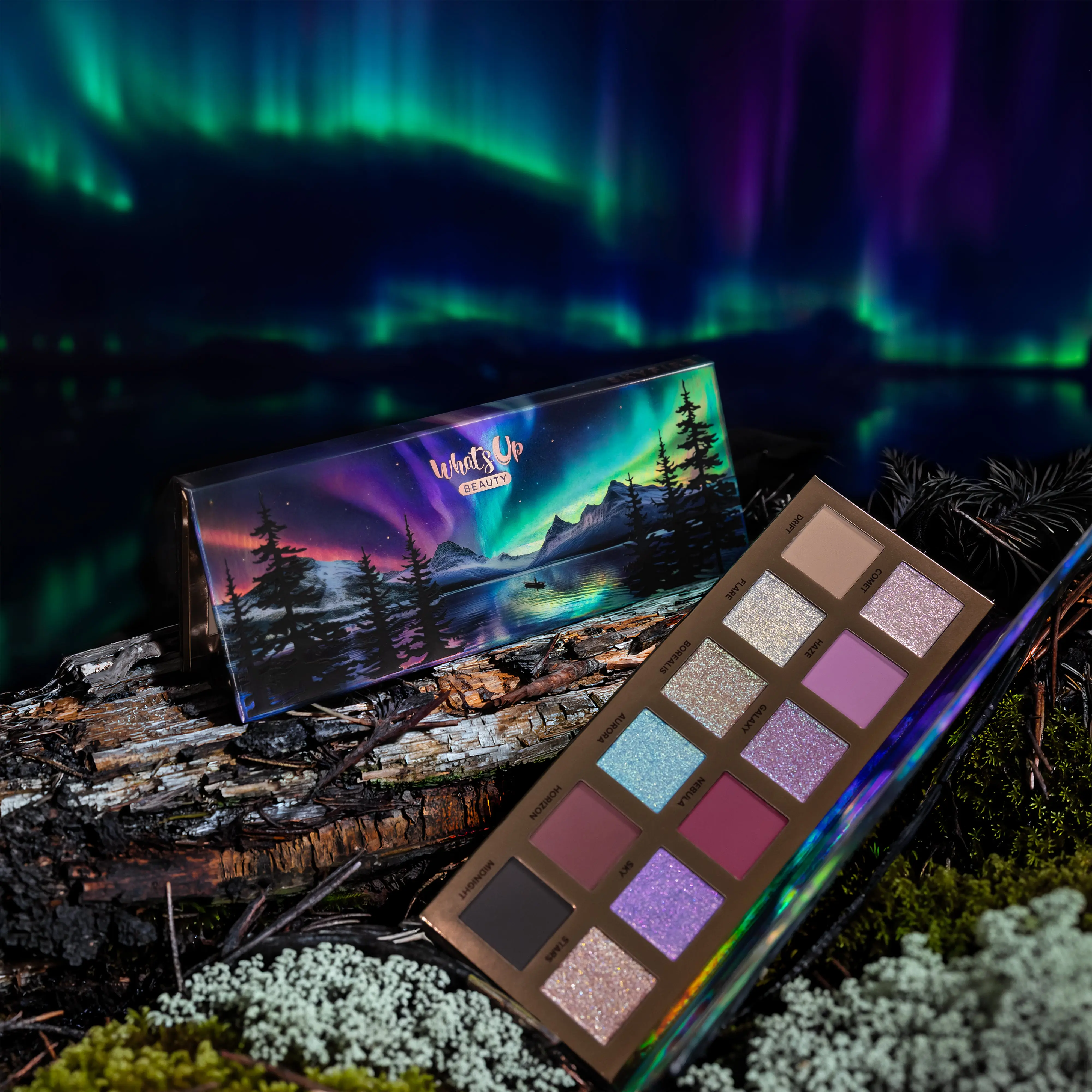 Whats Up Beauty - Skyfire Eyeshadow Palette with Hyaluronic Acid Whats Up Beauty - Skyfire Eyeshadow Palette with Hyaluronic Acid