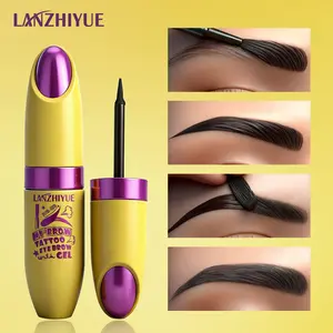 Long-Lasting Eyebrow Dye Peel-Off Balm, Eyebrow Tinting Cream, Sweatproof Natural 5D Brow Gel, Waterproof Semi-Permanent Makeup, Ideal Gift for Women