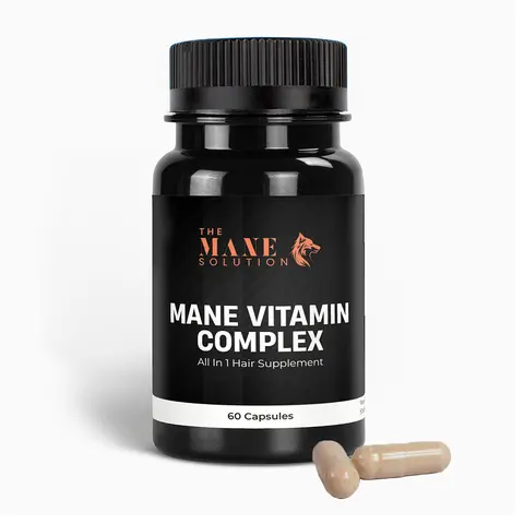 The Mane Vitamin Complex: Hair Growth and Health Vitamin with Biotin, Collagen, Saw Palmetto, and More - 60 Capsules Supplement Healthcare Dietary