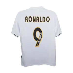 Ronaldo Nazario Signed Real Madrid Soccer Jersey with Beckett COA