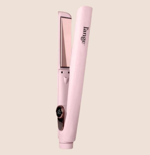 L'ANGE HAIR - Le Titane Titanium Straightener - Lightweight Hair Tool with Curved Edges for Versatile Styling, Infrared Heat, Adjustable Temperature, Dual Voltage & Plug for Smooth Results, Beauty Products, Hair Tools