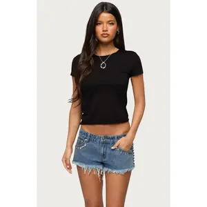 Edikted Women's Izabelle Shredded Back T-Shirt