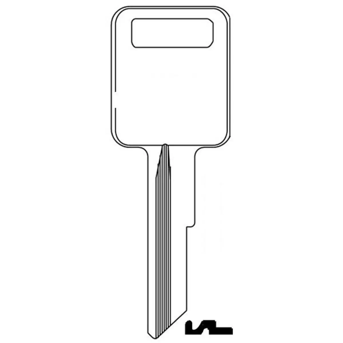 212 MAIN Home AMC Key Blank Bagged Set - 10-Count Pack