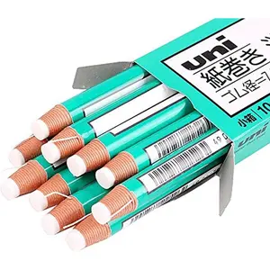 Hand Tear Sketch Eraser Pen-Style Round Tip Pencil Eraser Highlight Rubber School Supplies 10 Pack