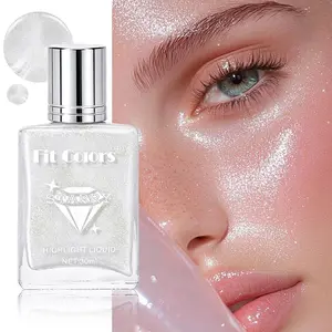 Fit Colors Highlighter Liquid, Face Illuminator Pearl Shimmer Powder, Natural Contouring, Stage Makeup, Party Makeup