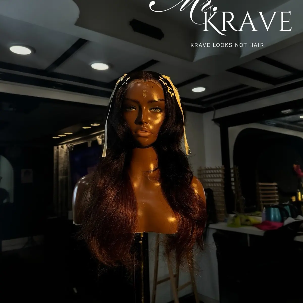MR.KRAVE CUSTOM OMBRÉ 5x5 28INCH GLUELESS CLOSURE