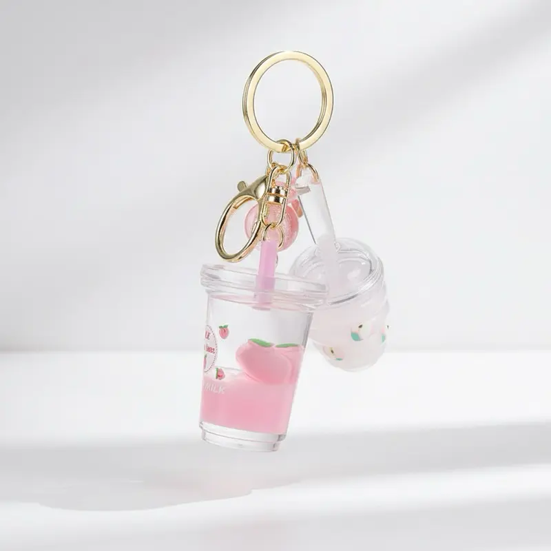 Peach Milk Lip Care Keychain Bundle