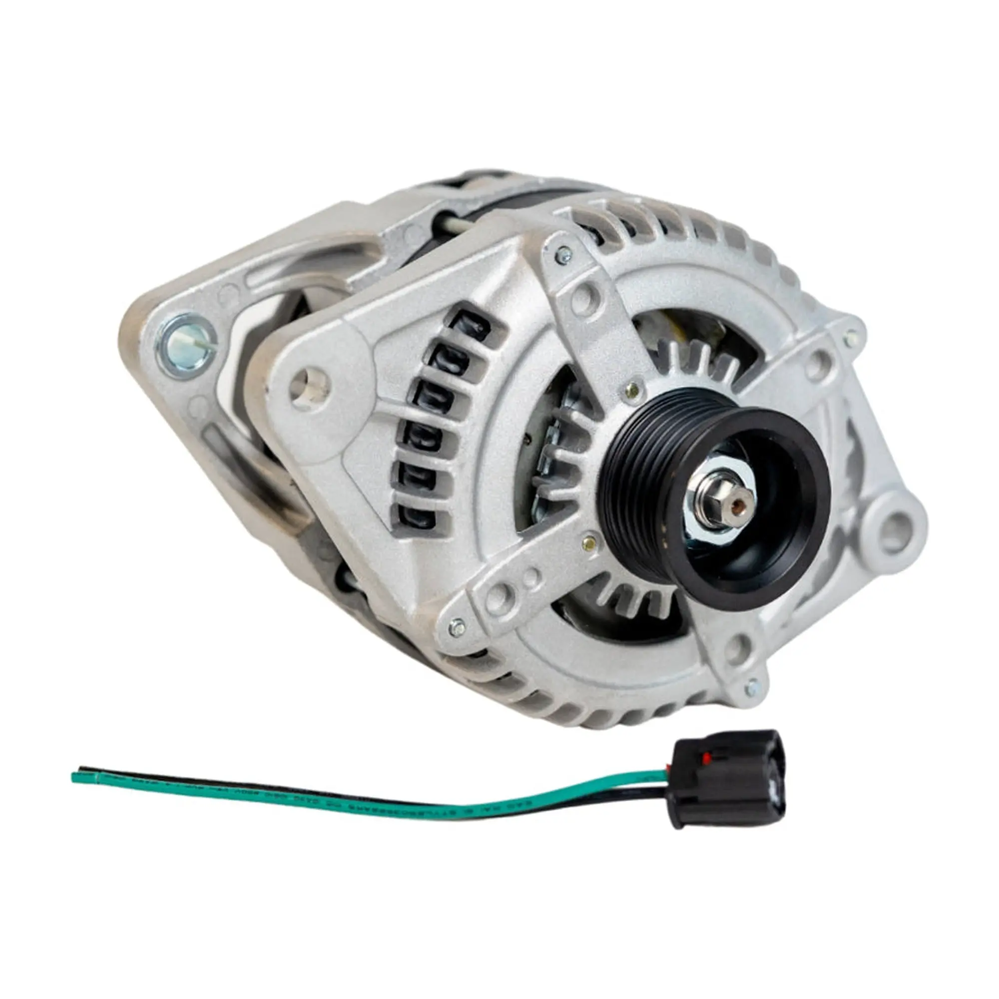 High Output Alternator with Regulator, Terminal Block for 1992-1993 Dodge Ramcharger V8 5.2L, Fitment-Verified, Adjustable Voltage Setpoint